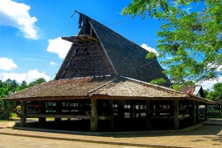 Detail Mewarnai Gambar Rumah Adat Papua Koleksi Nomer 52
