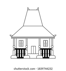Detail Mewarnai Gambar Rumah Joglo Nomer 19