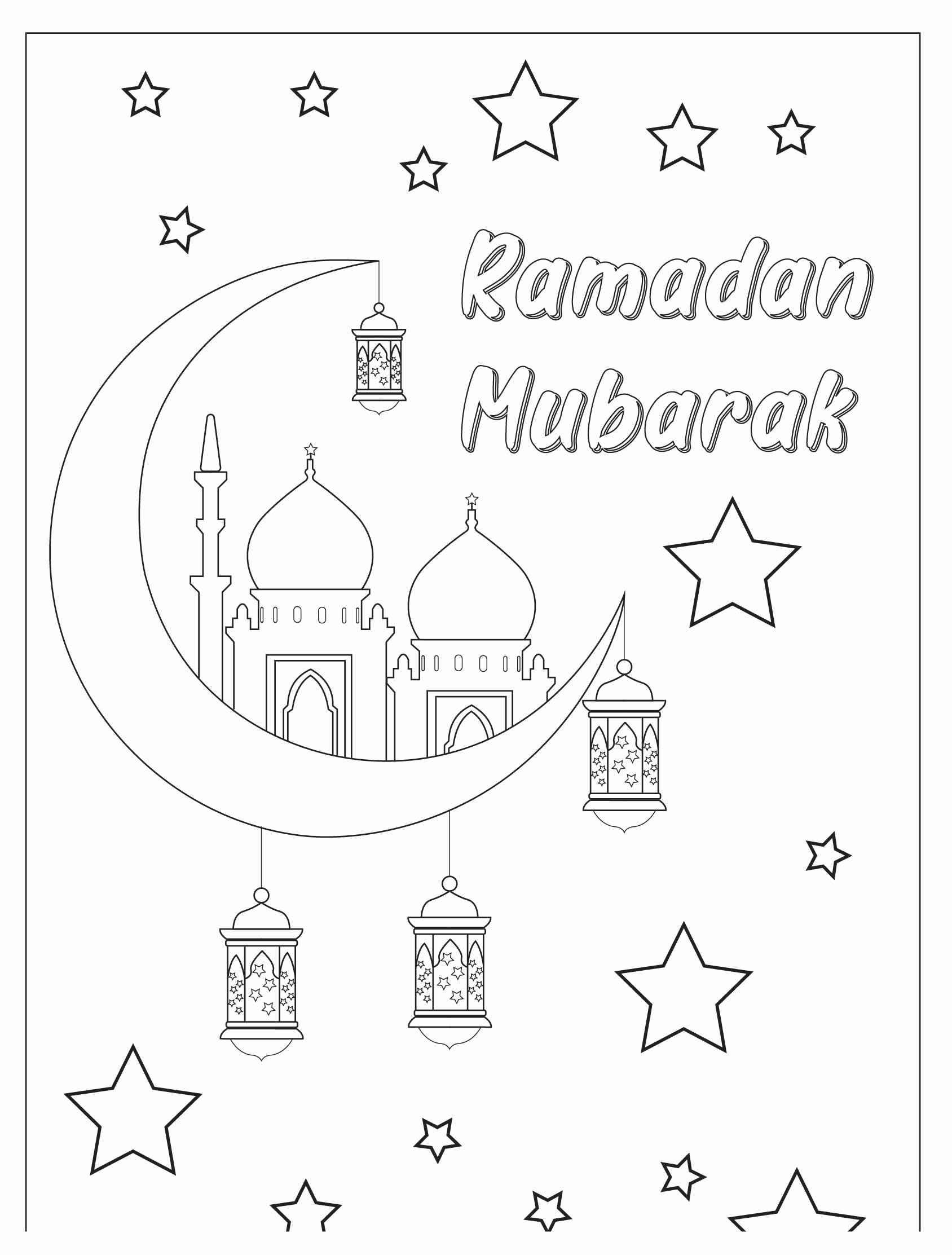 Mewarnai gambar selamat idul fitri 53 koleksi gambar