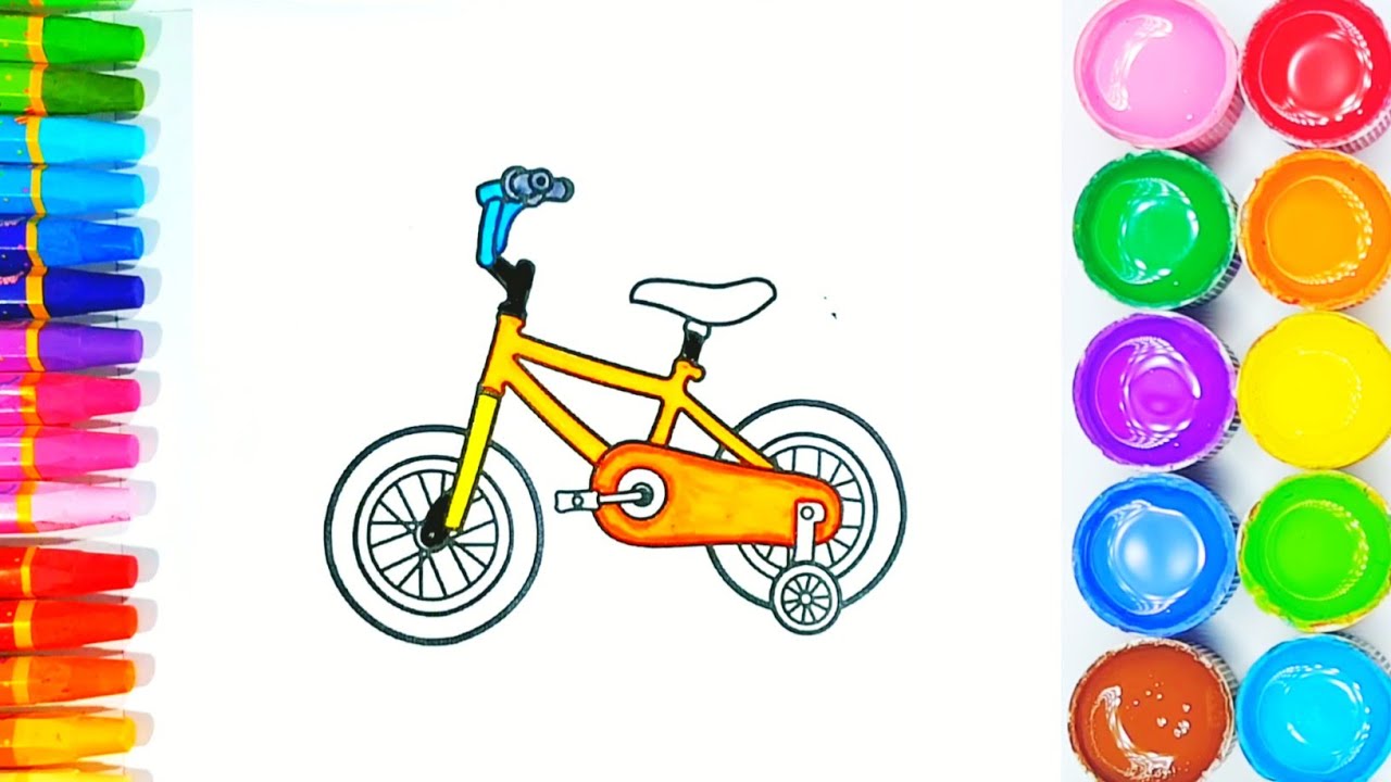 Detail Mewarnai Gambar Sepeda Roda Tiga Nomer 13