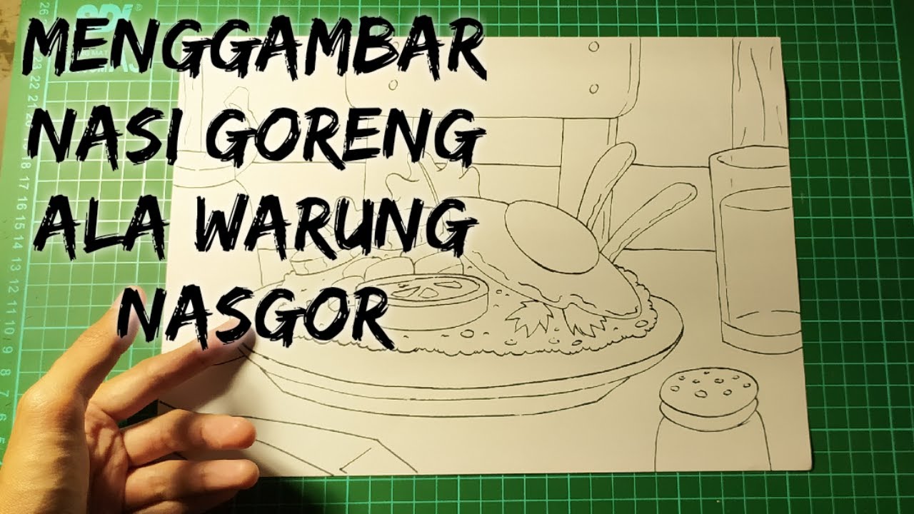 Detail Mewarnai Gambar Sepiring Nasi Nomer 5