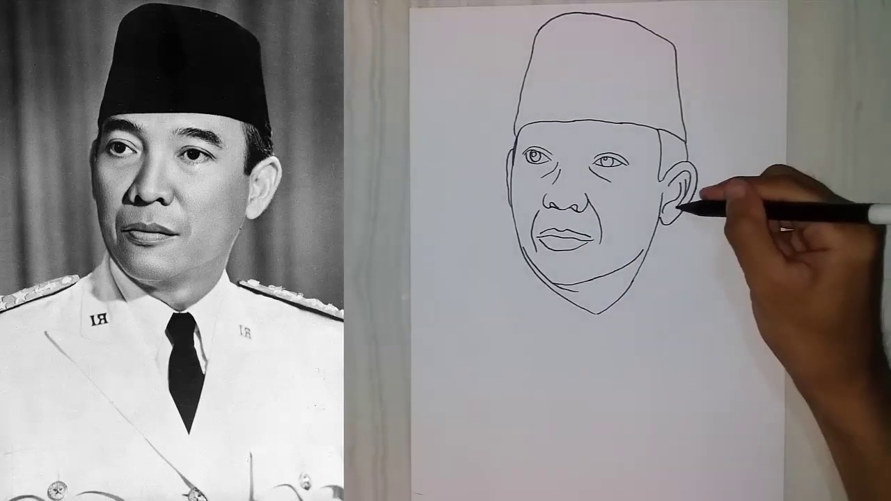 Detail Mewarnai Gambar Soekarno Nomer 7