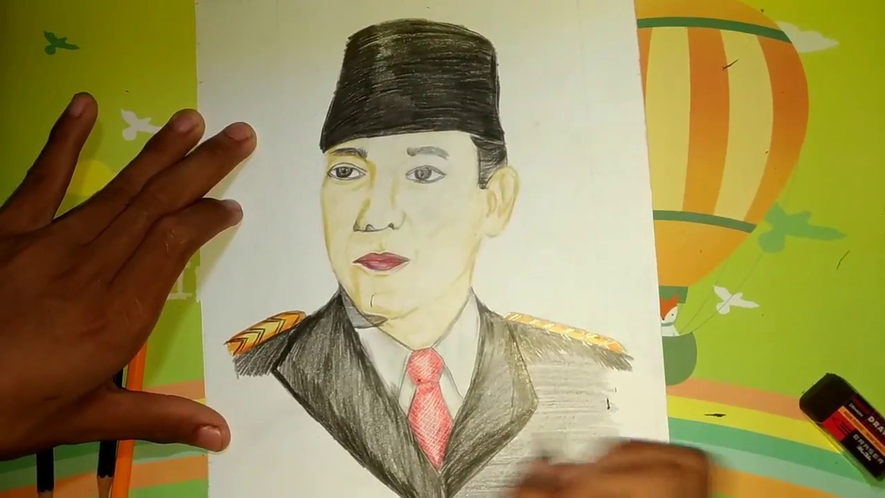 Detail Mewarnai Gambar Soekarno Nomer 8