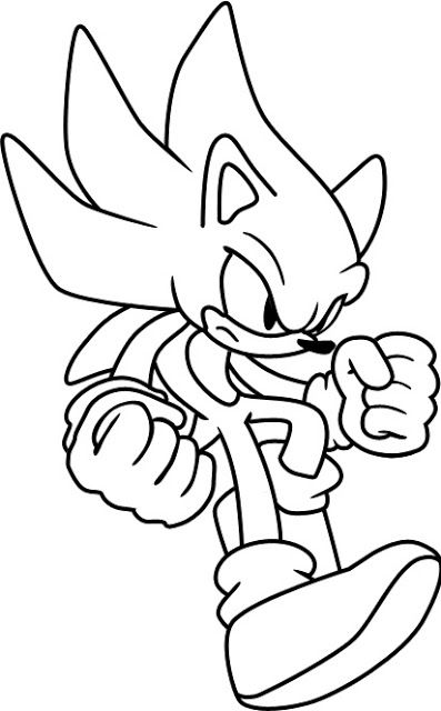 Detail Mewarnai Gambar Sonic Nomer 21