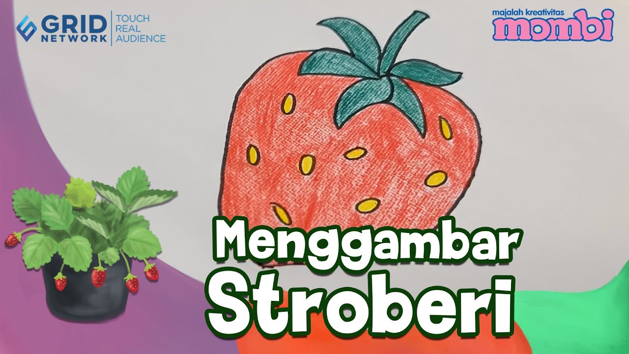 Detail Mewarnai Gambar Stroberi Nomer 33