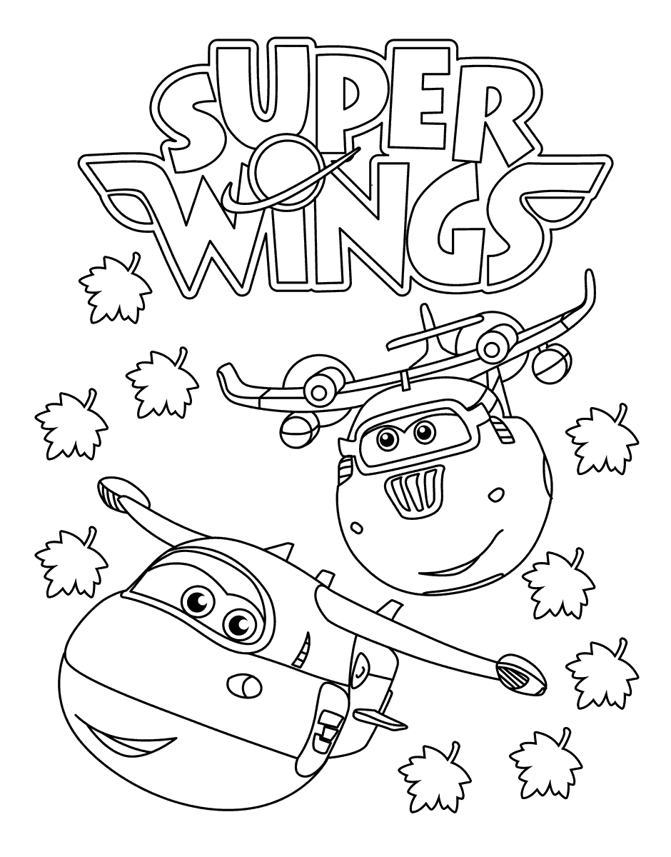 Detail Mewarnai Gambar Super Wings Nomer 18