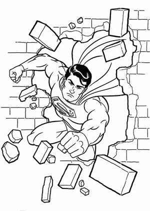 Detail Mewarnai Gambar Superman Nomer 26