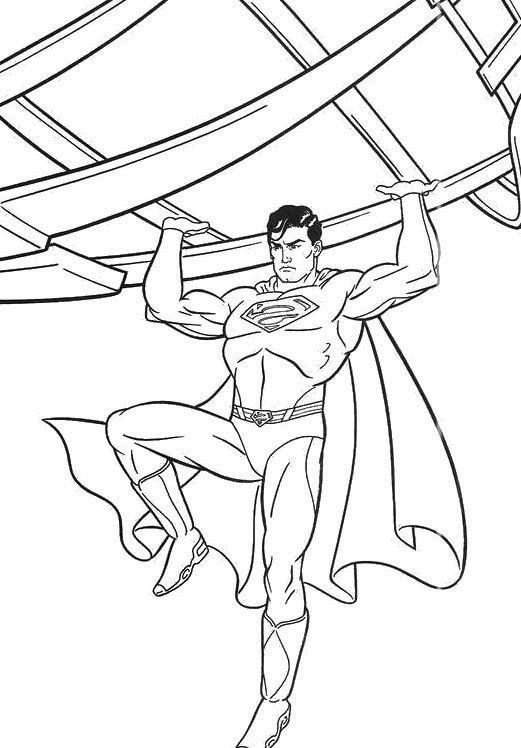 Detail Mewarnai Gambar Superman Nomer 42