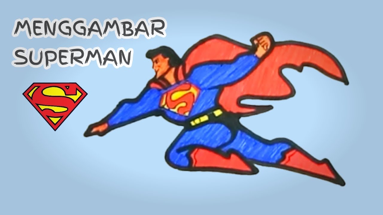 Download Mewarnai Gambar Superman Nomer 47