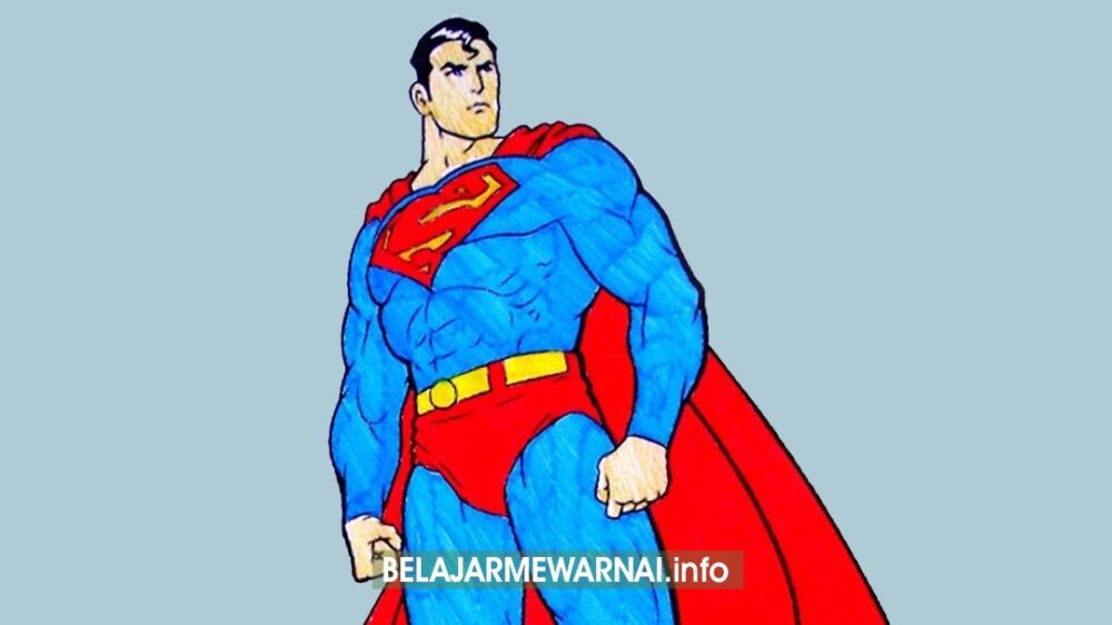 Detail Mewarnai Gambar Superman Dan Kawan Nomer 18