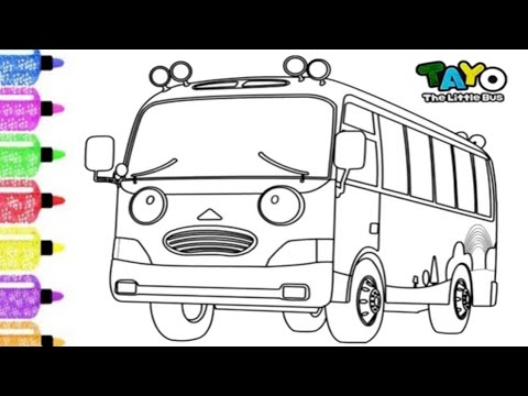 Detail Mewarnai Gambar Tayo Bus Nomer 24