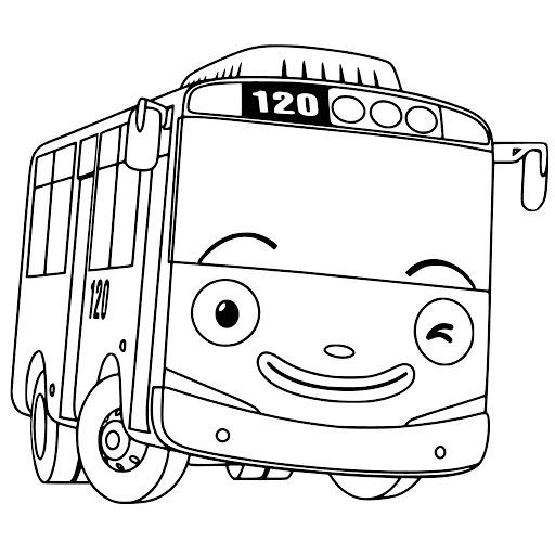 Detail Mewarnai Gambar Tayo The Little Bus Nomer 4