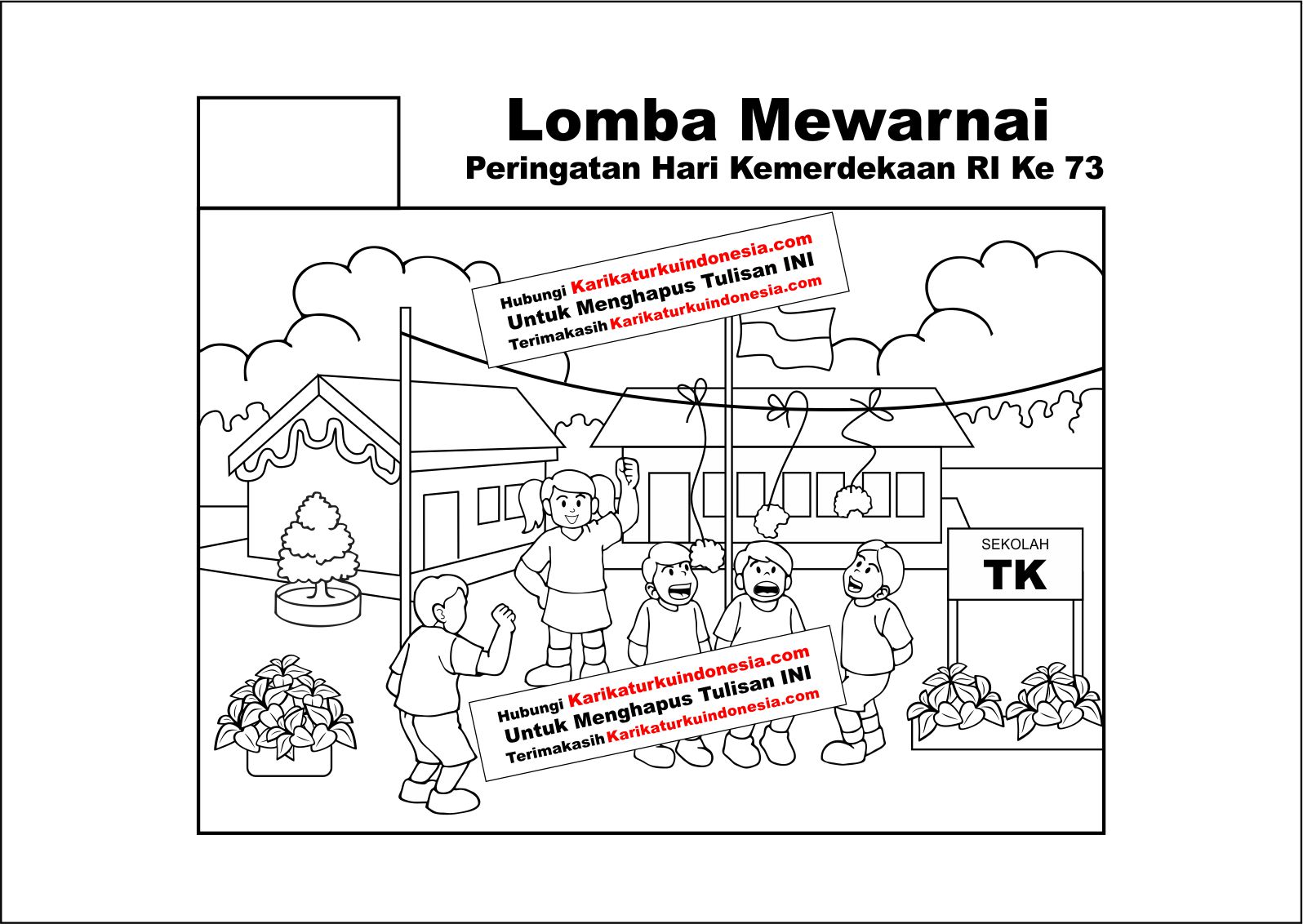 Detail Mewarnai Gambar Tema Kemerdekaan Nomer 43