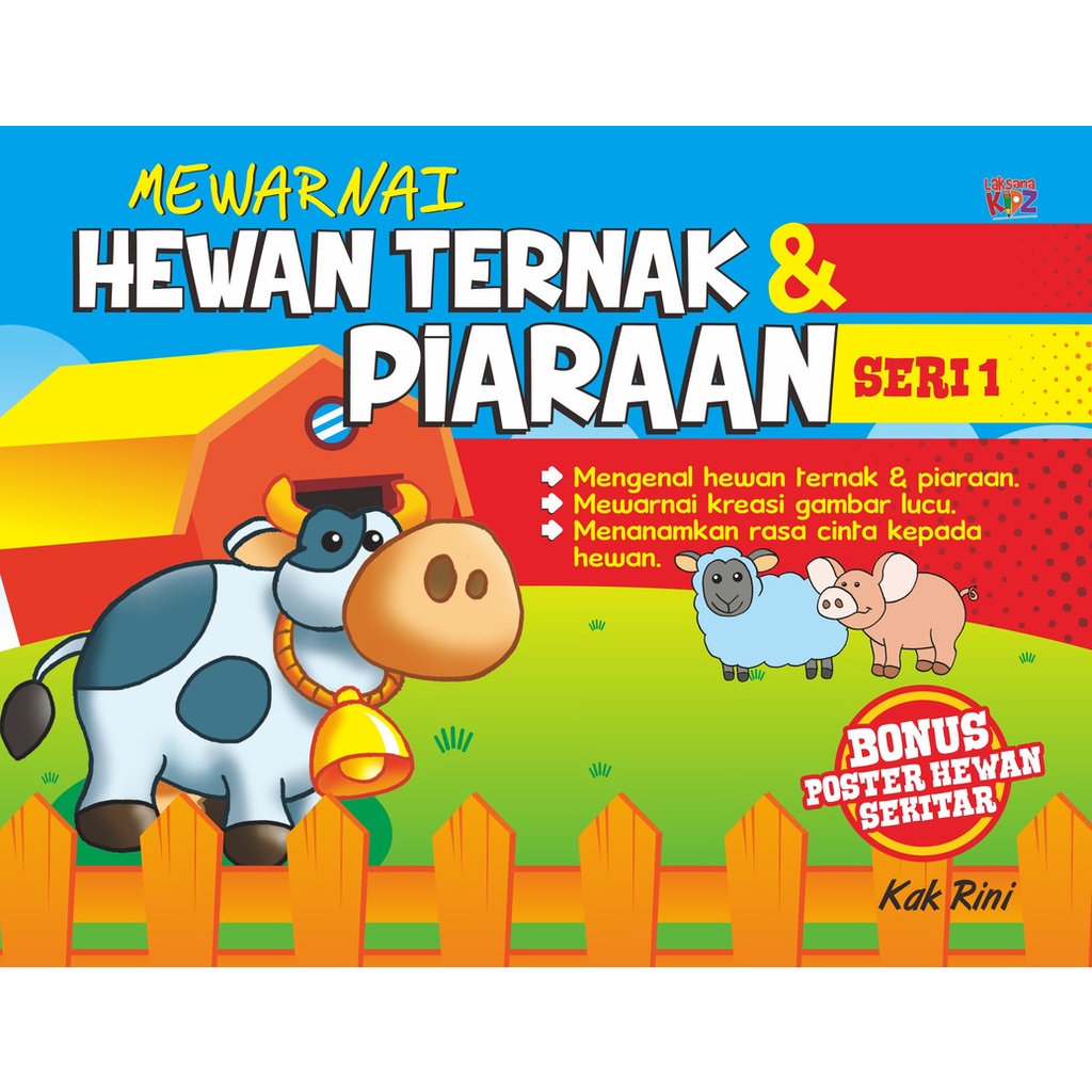 Detail Mewarnai Gambar Ternak Kartun Nomer 39