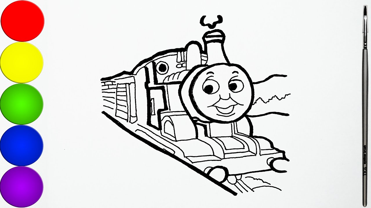 Detail Mewarnai Gambar Thomas And Friends Nomer 15