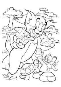 Detail Mewarnai Gambar Tom And Jerry Nomer 28