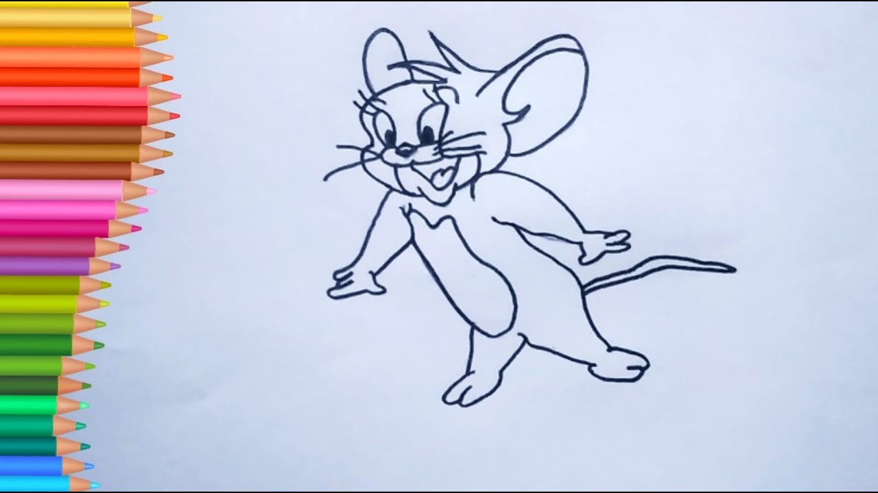 Detail Mewarnai Gambar Tom And Jerry Nomer 37