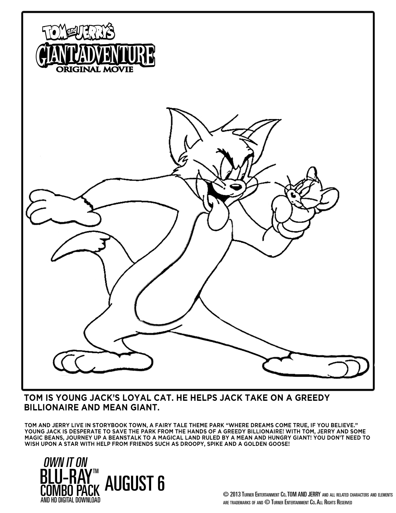 Detail Mewarnai Gambar Tom And Jerry Nomer 41