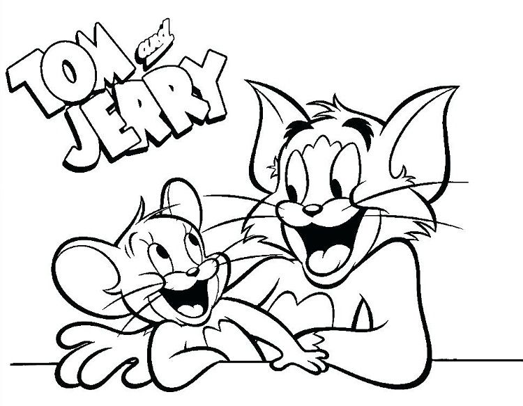 Detail Mewarnai Gambar Tom And Jerry Nomer 6