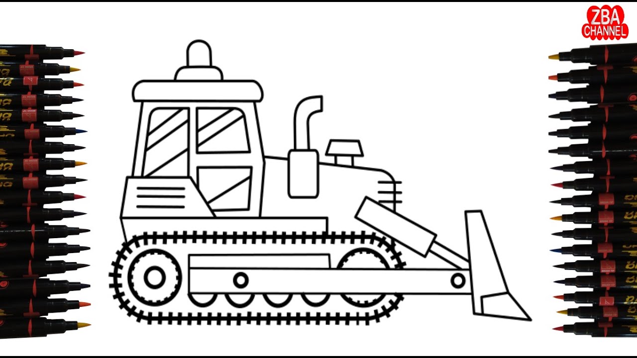 Detail Mewarnai Gambar Traktor Nomer 16