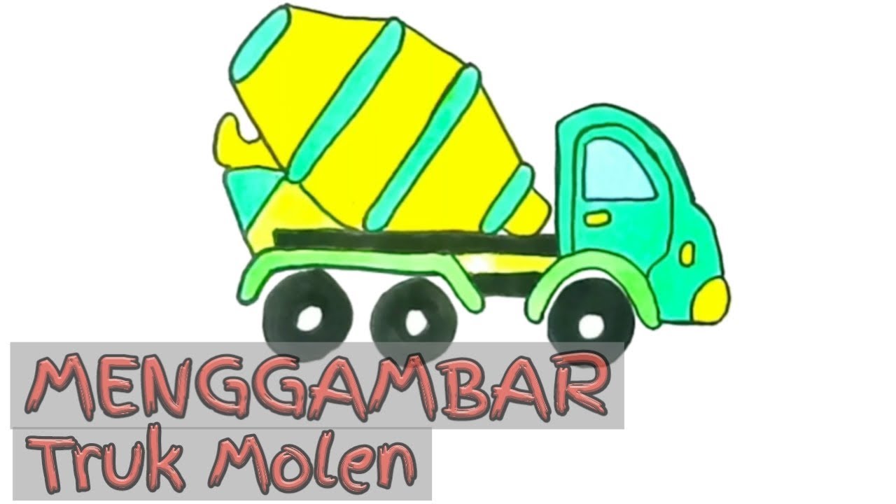 Detail Mewarnai Gambar Truk Molen Nomer 15