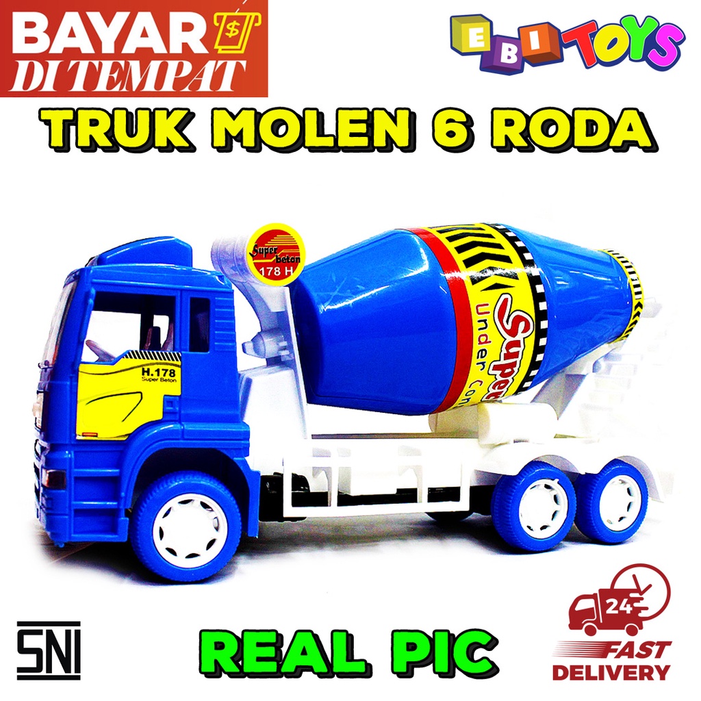 Detail Mewarnai Gambar Truk Molen Nomer 57