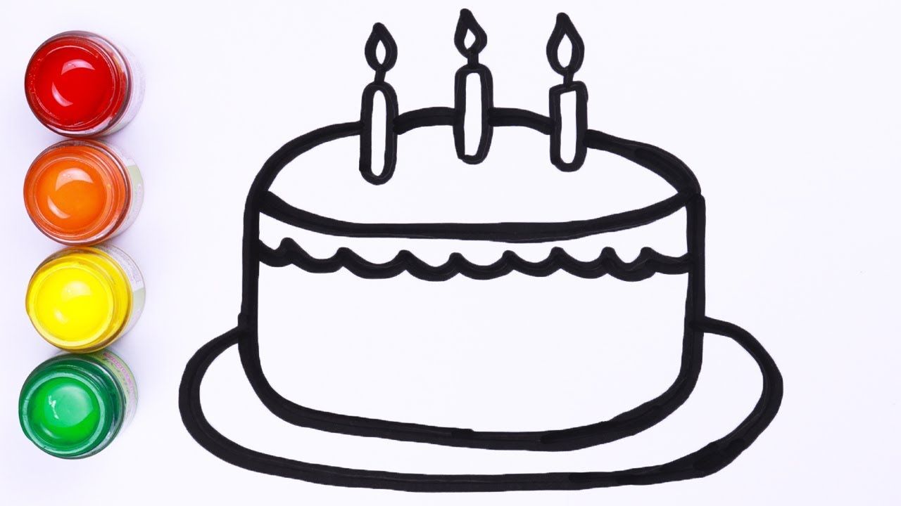 Detail Mewarnai Gambar Ulang Tahun Nomer 13