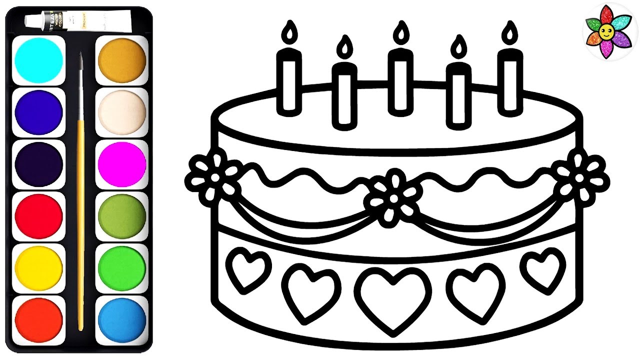 Detail Mewarnai Gambar Ulang Tahun Nomer 26