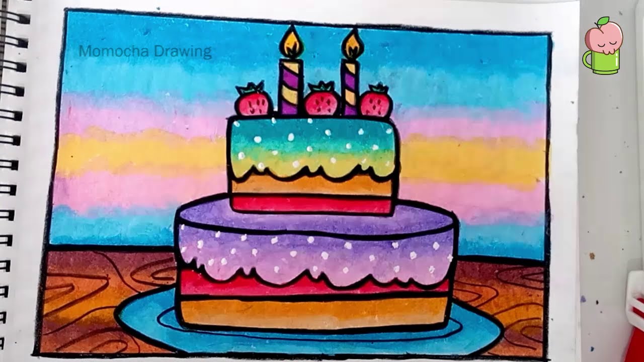 Detail Mewarnai Gambar Ulang Tahun Nomer 27