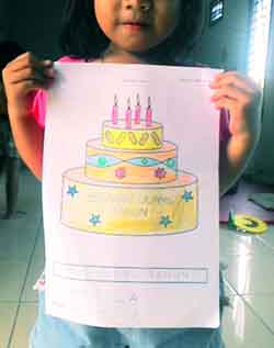 Detail Mewarnai Gambar Ulang Tahun Nomer 31