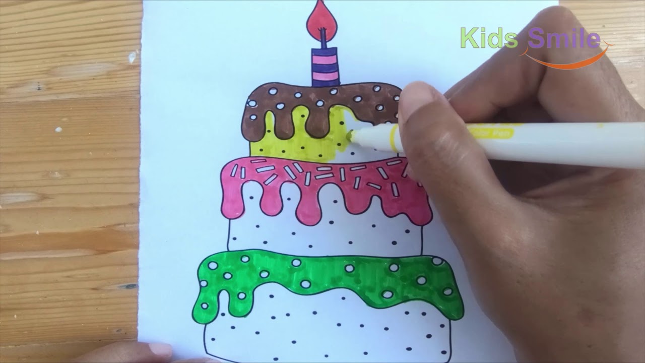 Detail Mewarnai Gambar Ulang Tahun Nomer 39