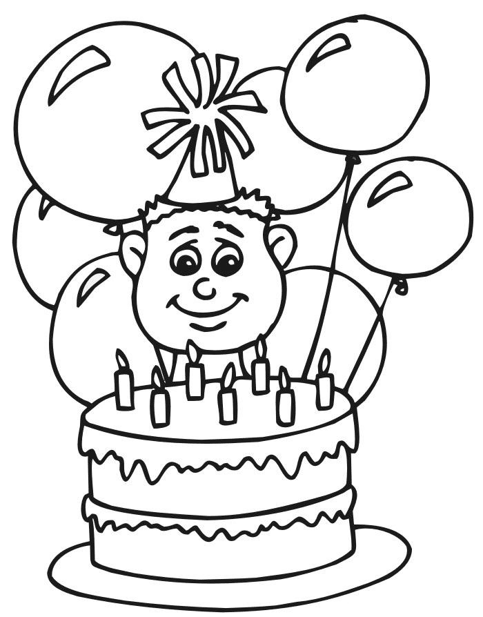 Detail Mewarnai Gambar Ulang Tahun Nomer 8