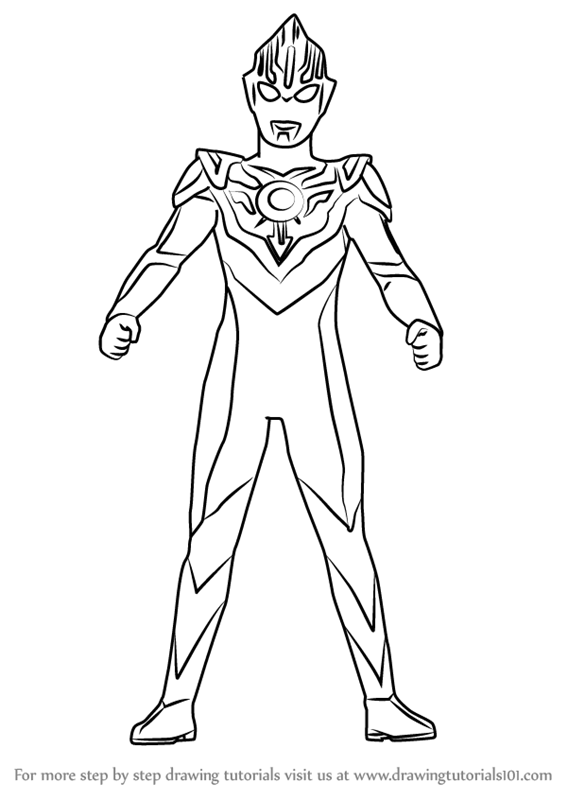 Detail Mewarnai Gambar Ultraman Geed Nomer 23