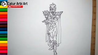 Detail Mewarnai Gambar Ultraman Geed Nomer 5