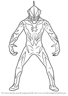 Detail Mewarnai Gambar Ultraman Geed Nomer 6
