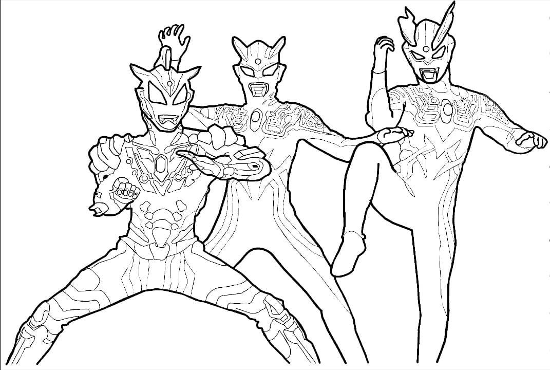 Detail Mewarnai Gambar Ultraman Ginga Nomer 46