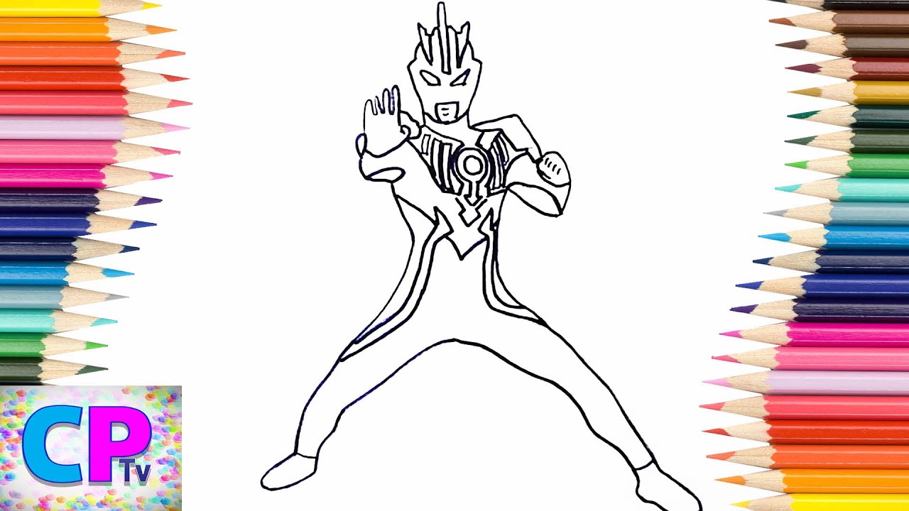 Detail Mewarnai Gambar Ultraman Orb Nomer 2