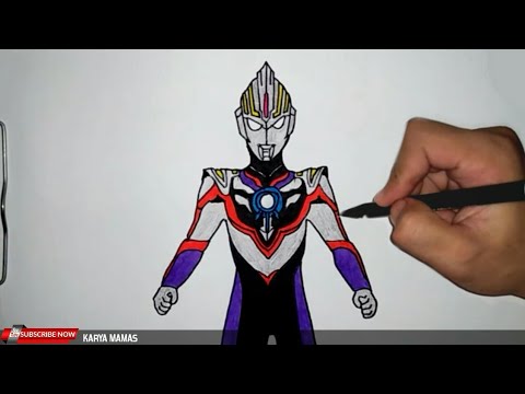 Detail Mewarnai Gambar Ultraman Orb Nomer 7