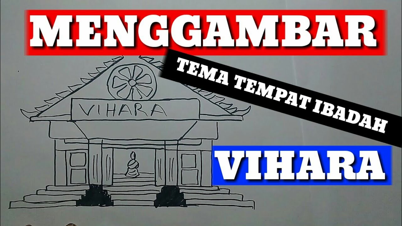 Detail Mewarnai Gambar Vihara Nomer 19