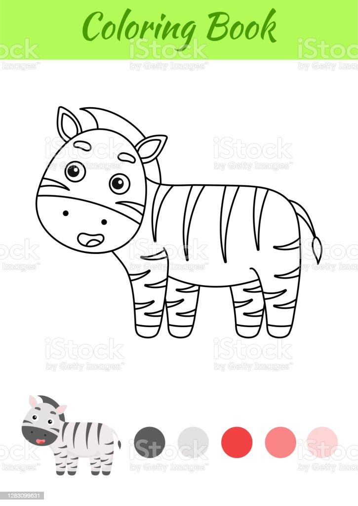 Detail Mewarnai Gambar Zebra Nomer 40