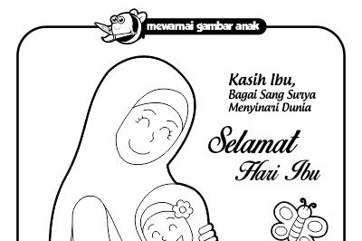 Detail Mewarnai Hari Ibu Nomer 13