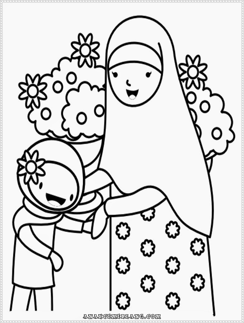Detail Mewarnai Hari Ibu Nomer 29