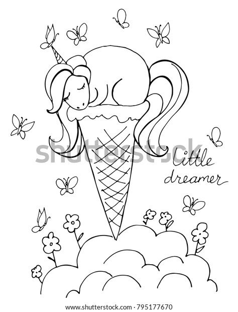 Detail Mewarnai Ice Cream Unicorn Nomer 35