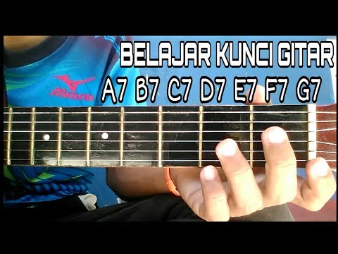 Detail Kunci Gitar A7 B7 C7 D7 E7 F7 G7 Nomer 11