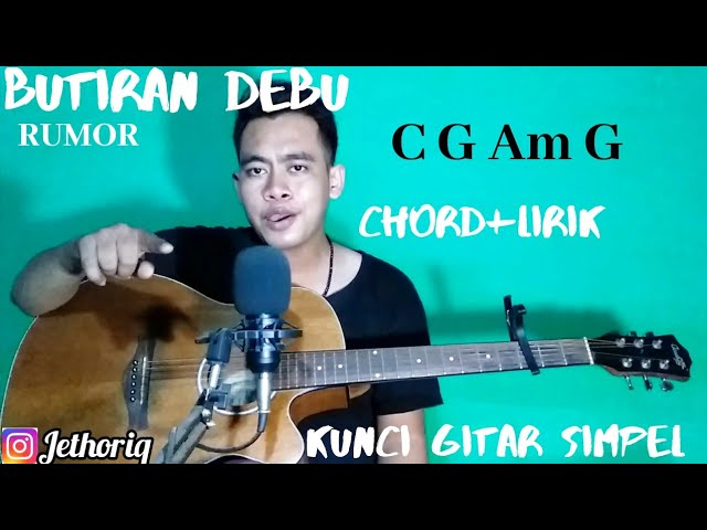 Detail Kunci Gitar Dasar Butiran Debu Nomer 16