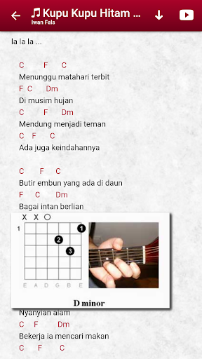 Detail Kunci Gitar Embun Nomer 15