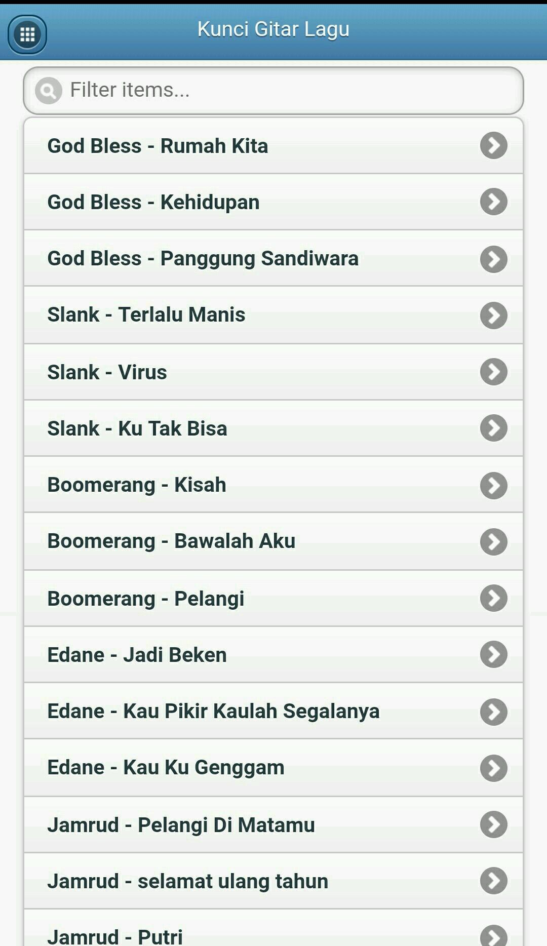Detail Kunci Gitar God Bless Rumah Kita Nomer 49