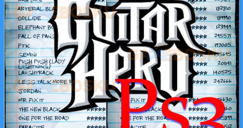 Detail Kunci Gitar Hero Ps 2 Nomer 7