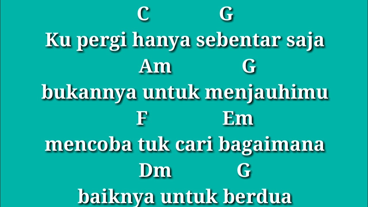 Detail Kunci Gitar Kenangan Terindah Gaby Nomer 44