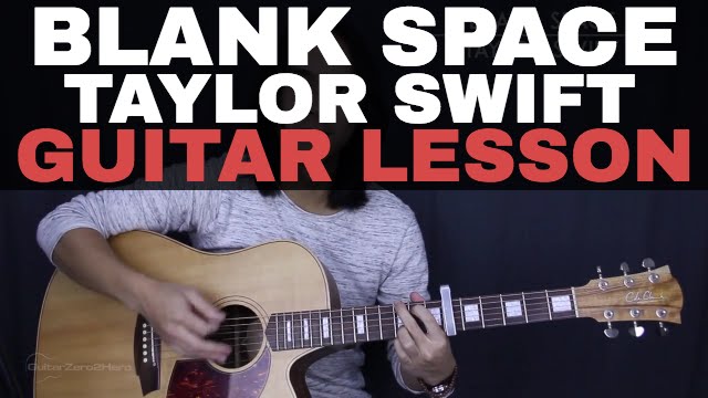 Detail Kunci Gitar Taylor Swift Blank Space Nomer 23